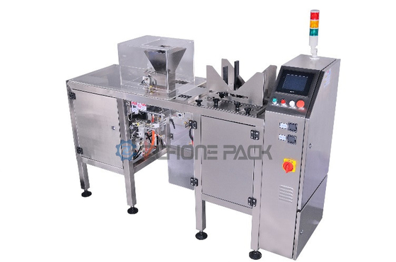 Single Station Doypack Pouch Packing Machine Food Snack Packaging