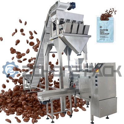 Coffee Packing Machine Mini Doypack Packaging Machine Premade Pouches Feeder