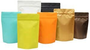 Self Supporting Bag With Zipper Nuts Dried Fruit Tea Coffee Beans Cat Food Cat Litter