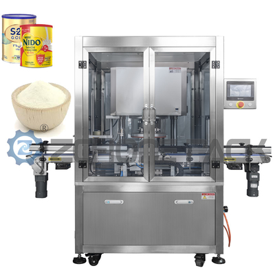 Vacuum Nitrogen Filling Can Sealing Machine Food Medical Milk Powder Chemical