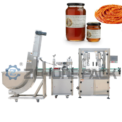 38mm 90mm Dia Milk Bottle Packing Machine 3.5KW Vacuum Capping