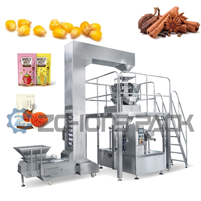Premade Pouch Rotary Pouches Packing Machine Multi Station Durable