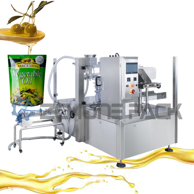 Olive Peanut Vegetable Oil Bag Packaging Machine 60pcs/Min
