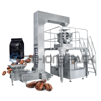 Stainless steel Multi - Station Coffee Packing Machine 1kg Coffee Product Filling Machine