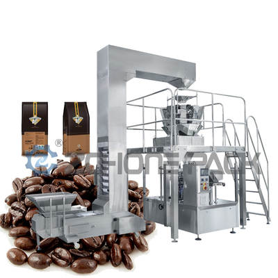 Stainless steel Multi - Station Coffee Packing Machine 1kg Coffee Product Filling Machine