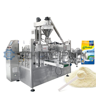 Automatic Bag Feeding Powder Packing Machine Multi Station Solid Beverage