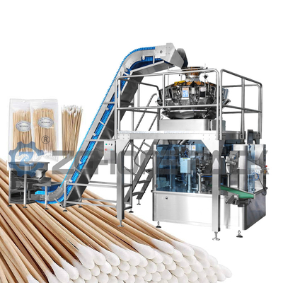Granule Rotary Packaging Machine Cotton Swab Ice Cube Line Dumplings Chicken Wings