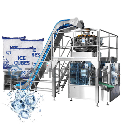 Multifunctional Powder Liquid Granule Ice Packing Equipment 30 Bag / Min