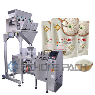 1KW Cat Litter Packaging Machine Multi Head Scale Quantitative Weighing Fully Automatic Packaging
