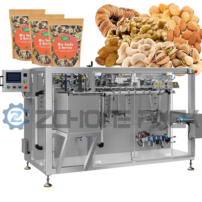 Horizontal Stainless Steel Multi-Station Fully Automatic Premade Bag Packaging Machine
