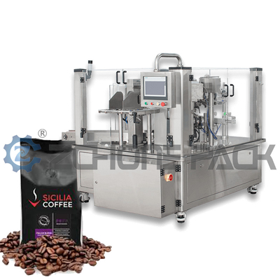 Coffee Bean Vacuum Packaging Machine High Speed Multi-station Automatic
