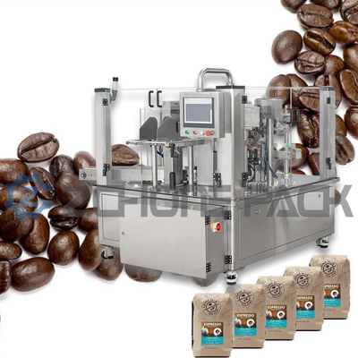 Coffee Bean Packaging Machine Small Granule Nut Dried Fruit Candy Pre-made Bag Packaging