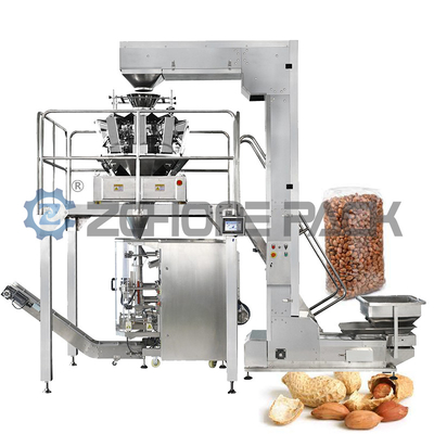 Peanut Granule Pillow Bag Back Seal Bag Four Side Seal Pouch Triangle Bags Vertical Packaging Machine