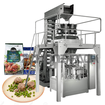 Food Packaging Machine 304/316 Stainless Steel Filled With Nitrogen , Evacuated , Mixed With Multiple Materials