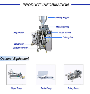 Bag Roll Film Paste Liquid Emulsion Drink Juice Sauce Milk Honey Chili Sauce Olive Oil Packaging Machine