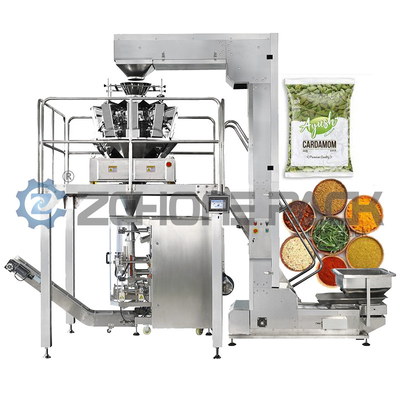 Ice Packaging Machine Solid Granule Weighing System Roll Film Bag Vertical Packaging Machinery