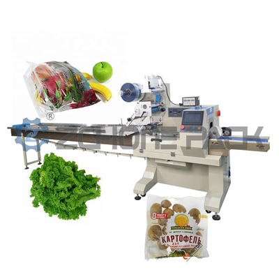 Bread Packaging Machine Assembly Line Horizontal Pillow Machine