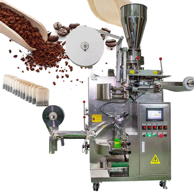 Coffee Packing Machine Filter Paper Soaking Bag Packing 60 Pouches Per Minute