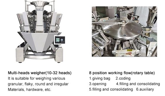 Pet Product Packaging Machine for Cat Litter Cat Food Dog Food Treats Freeze-Dried Products with Dust Removal Device