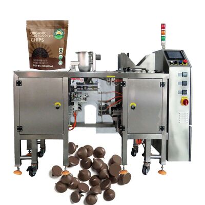 Automatic Zipper Stand-Up Pouch Packaging Machine with Bearing for Food Granules/Solids Plastic Film Packaging