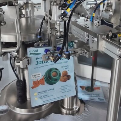 Pet Snacks, Chew Balls, Cat Food, Dog Food, and Animal Feed Rotary Packaging Machine