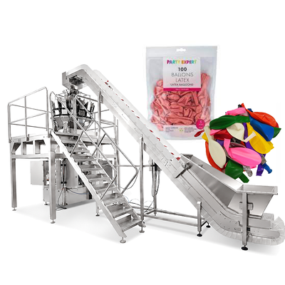 Fully Automatic Multi Head Weigher Rotating Balloon Packing Machine