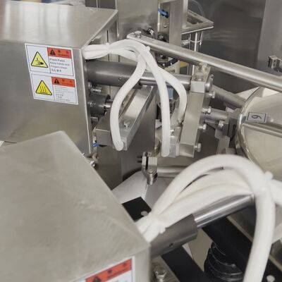 Rotary Premade Pouch Packing Machine with 4-Head Weigher for Sugar Salt Coffee Granules Snacks Auto Weighing Sealing